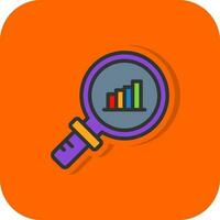 Analytics Vector Icon Design