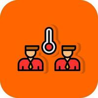 Temperature Reading Vector Icon Design