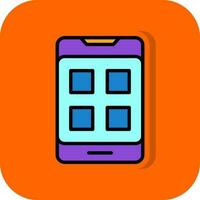 Mobile App Vector Icon Design