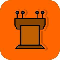 Podium Vector Icon Design