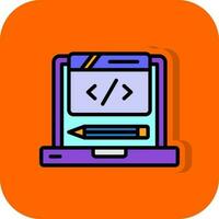 Coding Vector Icon Design