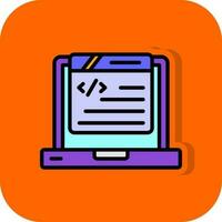 Coding Vector Icon Design