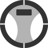 Steering Wheel Vector Icon Design