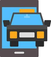 Taxi Vector Icon Design