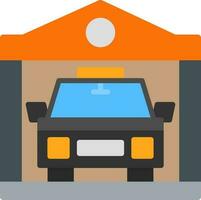 Garage Vector Icon Design