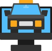 Taxi Vector Icon Design