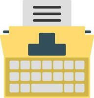Typewriter Vector Icon Design