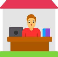 Home Office Vector Icon Design