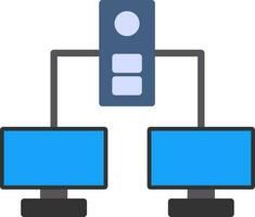 Computer Networks Vector Icon Design