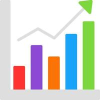 Bar CHart Vector Icon Design