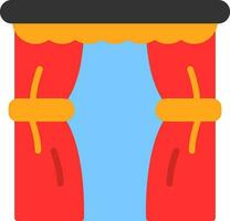 Curtains Vector Icon Design
