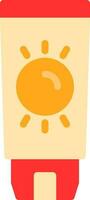 Sunblock Vector Icon Design