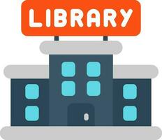 Library Vector Icon Design