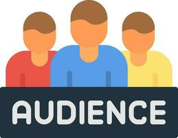 Audience Vector Icon Design