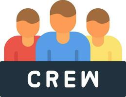 Crew Vector Icon Design