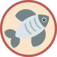 diseño de icono de vector de pescado