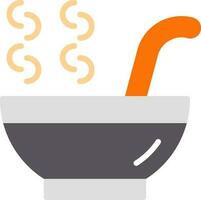 Hot Soup Vector Icon Design