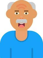 Elderly Vector Icon Design