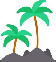 Island Vector Icon Design