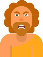 Caveman Vector Icon Design