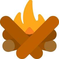 Bonfire Vector Icon Design