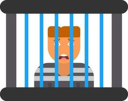 Prisoner Vector Icon Design