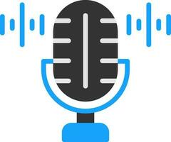 Voice Recorder Vector Icon Design