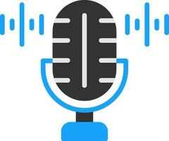 Voice Recorder Vector Icon Design