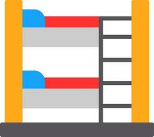 Bunk Bed Vector Icon Design