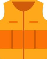 Life Jacket Vector Icon Design