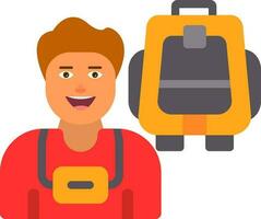 Tourist Vector Icon Design