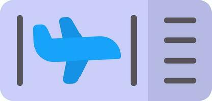 Plane Ticket Vector Icon Design