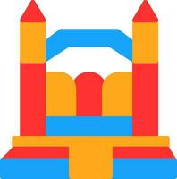 Bouncy Castle Vector Icon Design