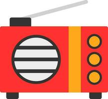 diseño de icono de vector de radio