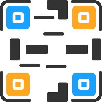diseño de icono de vector de código qr