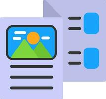 Brochure Vector Icon Design