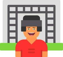Goalkeeper Vector Icon Design