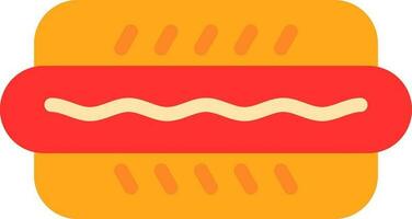 Hot Dog Vector Icon Design