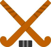 diseño de icono de vector de hockey