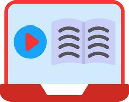 Online Course Vector Icon Design