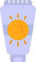 diseño de icono de vector de crema solar