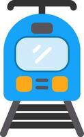 Tram Vector Icon Design