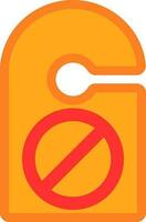 Do Not Disturb Vector Icon Design