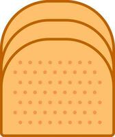 Toast Vector Icon Design