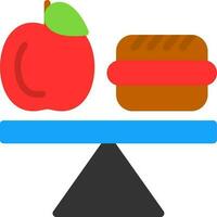 Balanced Diet Vector Icon Design