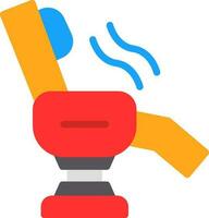 Massage Chair Vector Icon Design