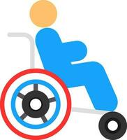 Disability Vector Icon Design