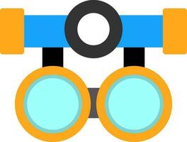 diseño de icono de vector de gafas de prueba