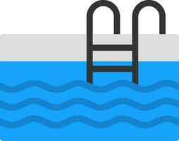 Swimming Pool Vector Icon Design