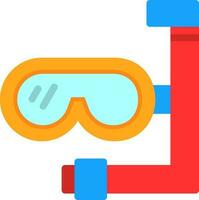 Diving Mask Vector Icon Design